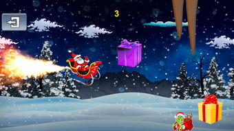 圣诞老人冰雪小游戏攻略(圣诞老人滑雪游戏)