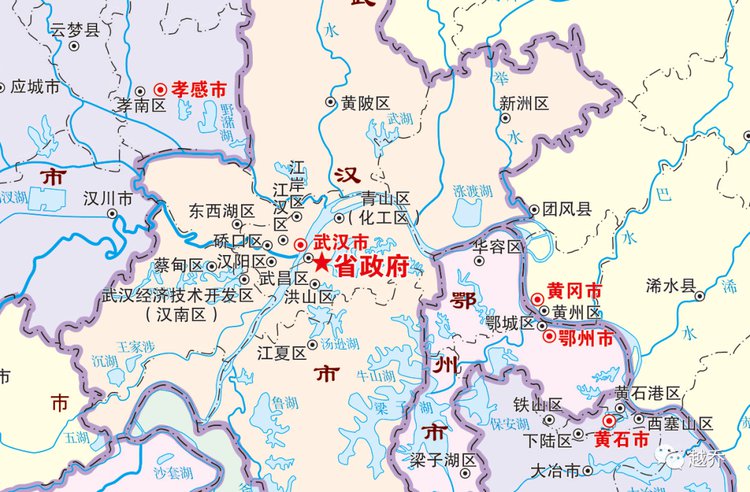 湖北省最新地图(湖北省最新地图 放大)
