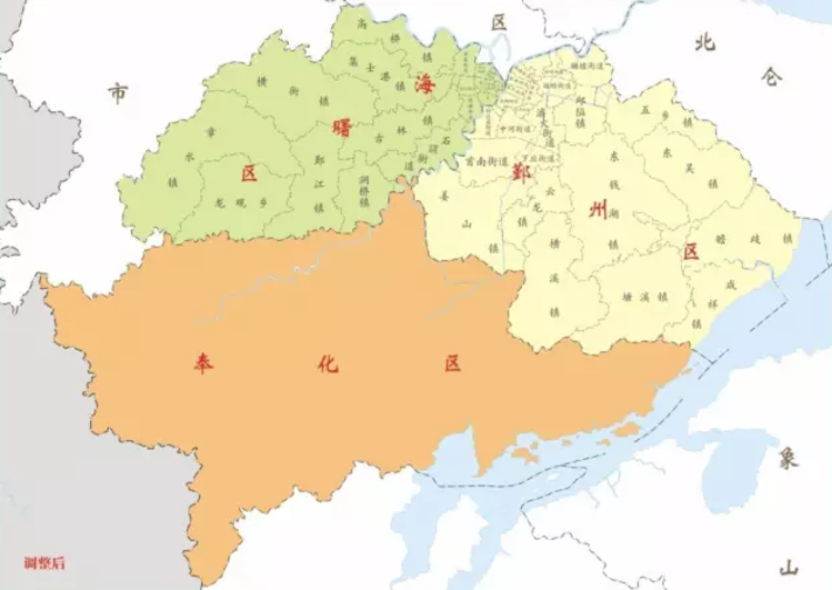 宁波市区域划分图(宁波市区级地图)
