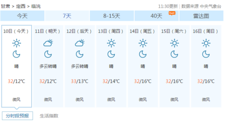 临洮天气(临洮天气气预报)